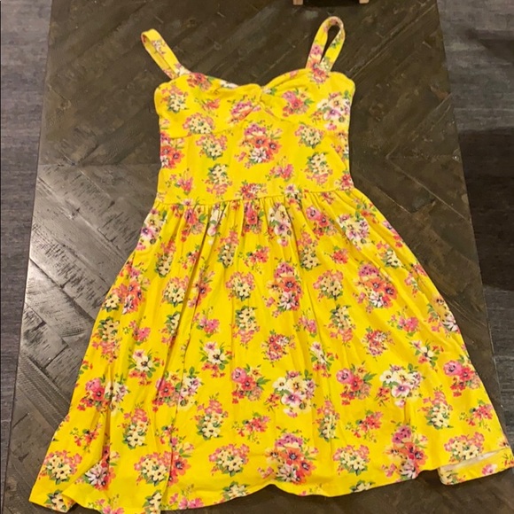 Aeropostale Floral Yellow Dress - Picture 1 of 3